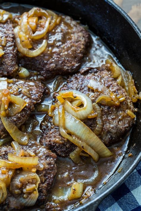 Cubed Steak with Onion Gravy - Spicy Southern Kitchen