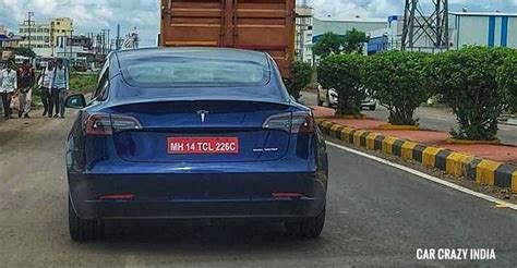 Tesla Model 3 spotted in India ahead of launch