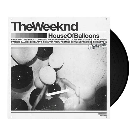 The Weeknd HOUSE OF BALLOONS Vinyl Record