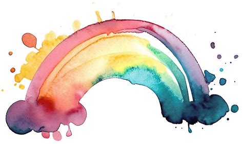 Watercolor Rainbow Splash Digital Art by Joselo Rocha - Fine Art America