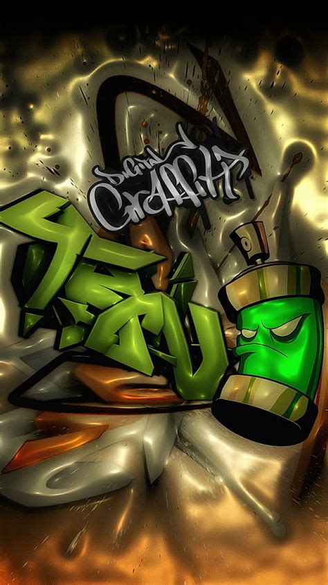 Digital Graffiti, 929, art, cool, digital, gangsta, graffiti, green, q, trista hogue, HD phone ...