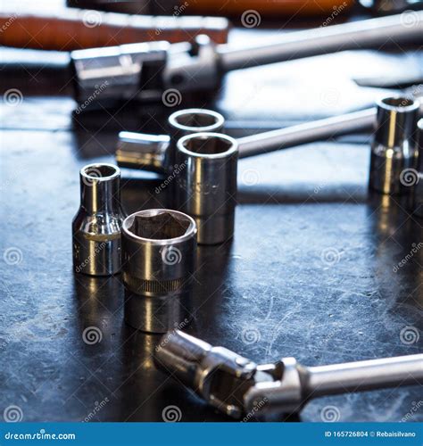 Tools for Mechanical Workshop Stock Photo - Image of spanner, break: 165726804