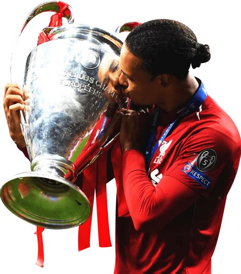 Virgil van Dijk Liverpool football render - FootyRenders