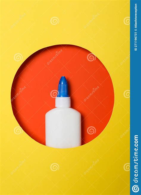 Concept of Different Office Stationery with Glue Stock Image - Image of ...