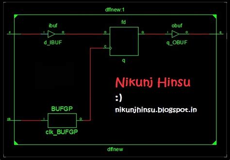 nikunjhinsu: VERILOG CODE FOR D FLIP FLOP WITH TEST BENCH