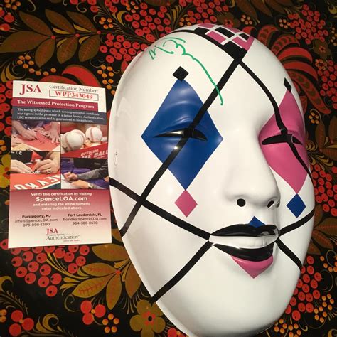 WWE Asuka Signed White Mask. JSA witnessed... - Depop