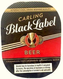 Drink Label: Carling Black Label (Delta Beverages, ZimbabweCol:ZW-BEER ...