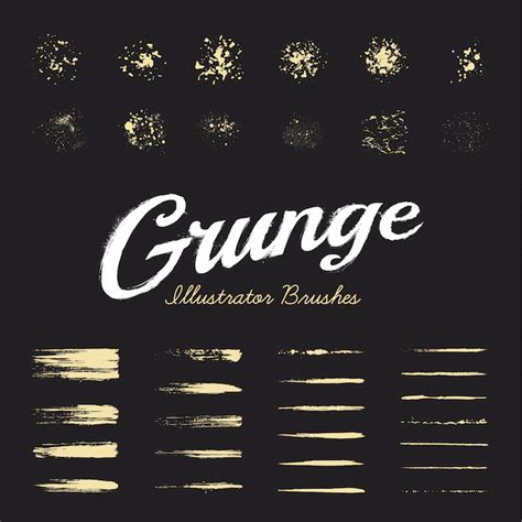Free Vector | Grunge brushes set - HD Stock Images