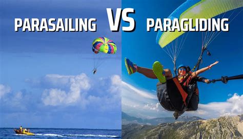 Parasailing vs Paragliding | What’s the Difference? - Action Sporter