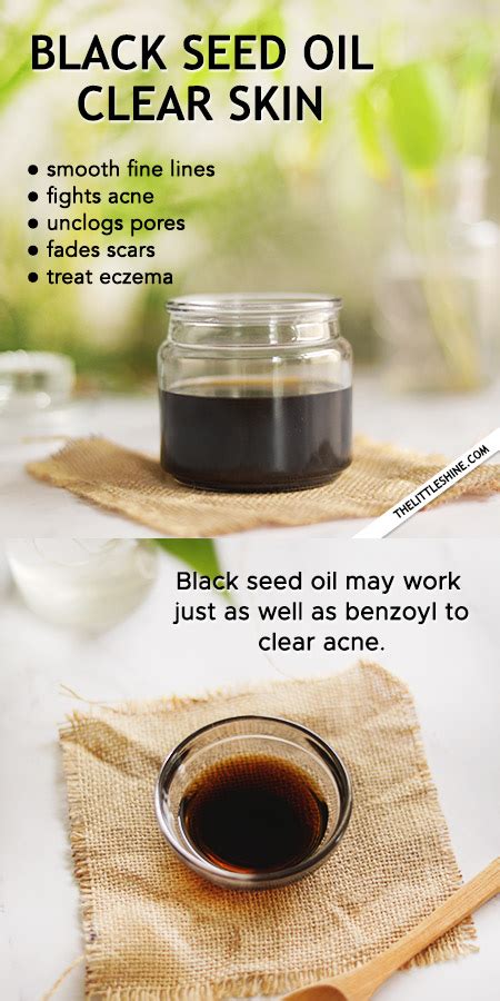 BLACK SEED OIL FOR CLEAR SKIN - The Little Shine