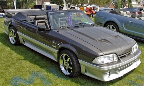 Dark Titanium Gray 1990 Ford Mustang GT Convertible - MustangAttitude.com Photo Detail