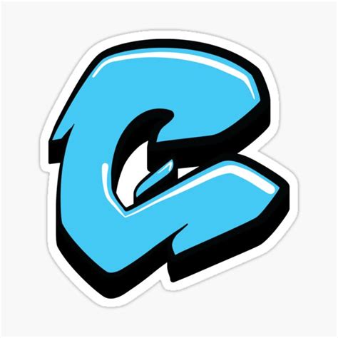 "Graffiti Letter C (Blue)" Sticker for Sale by NameGraffiti | Redbubble