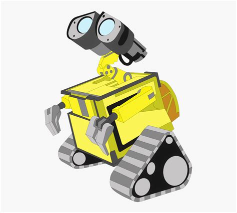 Wall-e Vector Illustration - Wall E Cartoon Ai, HD Png Download ...