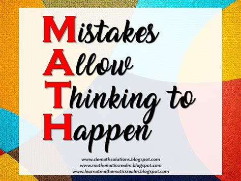 Mathematics Allow Things to Happen (Math Quotes) ~ Mathematics Realm