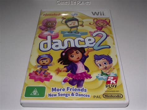 Nickelodeon Dance 2 Nintendo Wii PAL *No Manual* Wii U Compatible Dora ...