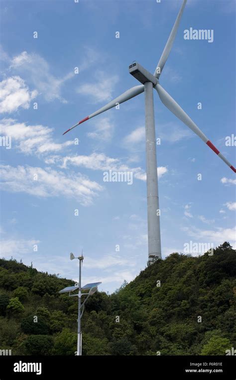 Wind power generation Stock Photo - Alamy