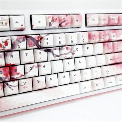 Cherry Blossom Keycaps Set