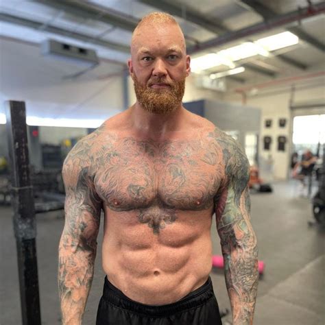 Hafþór 'Thor' Björnsson Shows off Lean and Ripped Physique