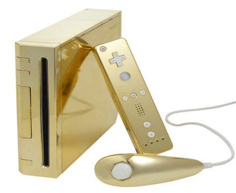 Nintendo Wii Supreme – around $485.000. This luxurious Nintendo is gold-coated, weighs 2.5 ...