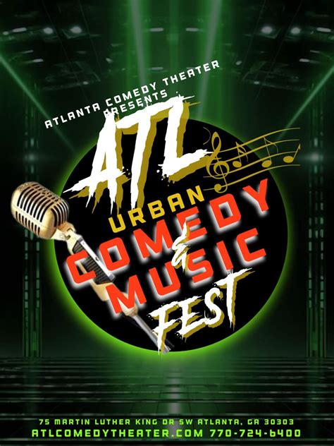 Tickets for ATL COMEDY & MUSIC Festival 2023 in Atlanta from Atlanta Comedy Theatre