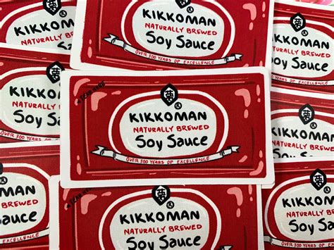 Kikkoman Soy Sauce Packet Laptop Hydroflask Sticker | Etsy