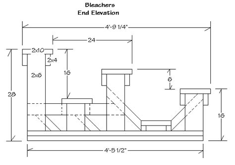 How To Build Wooden Bleachers PDF Woodworking