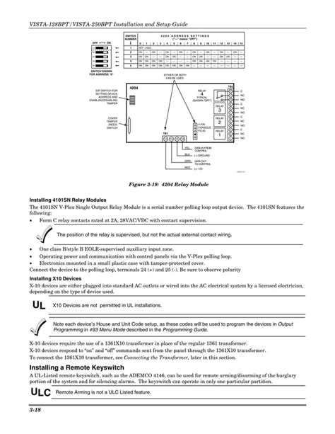 Install Guide: Honeywell Vista 128BPT and 250BPT