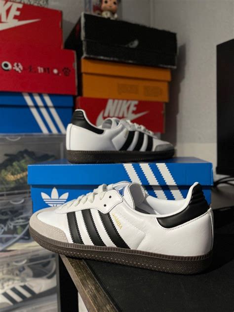 Adidas Samba OG White, Men's Fashion, Footwear, Sneakers on Carousell