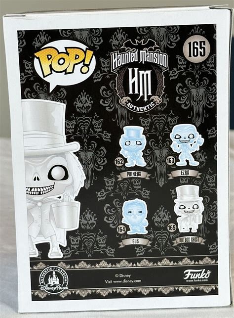 Disney Haunted Mansion HATBOX GHOST #165 Funko Pop Disney Parks ...