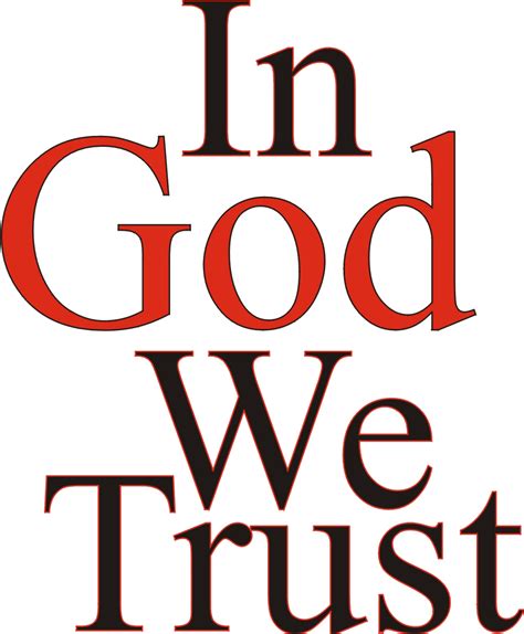 In God We Trust - Transparent Gold In God We Trust Logo Clipart - Full Size Clipart (#3785815 ...