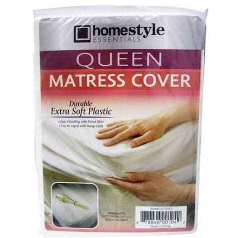 DDI 2316346 Queen Size Mattress Cover, White - Case of 48 - Walmart.com