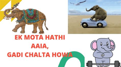 EK Mota hathi aaya song,cartoon hathi Hindi story - YouTube