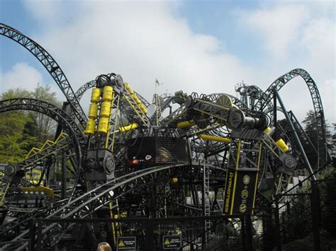 Twisted mass of steel that is The Smiler, a coaster with 14 inversions ...