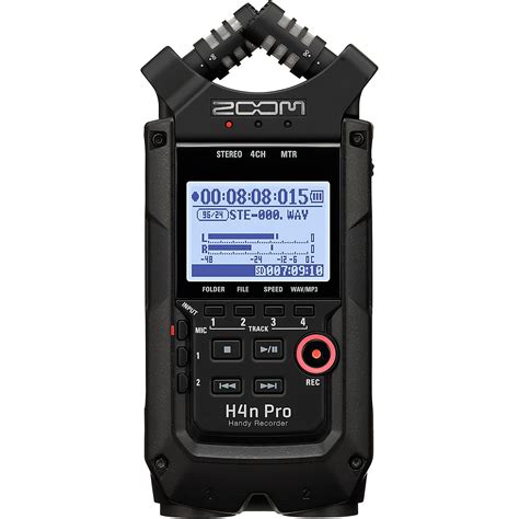 Zoom H4n Pro Handheld Recorder, All-Black Edition | Musician's Friend