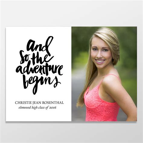 Senior Graduation Announcement Photo Cards Custom Graduation