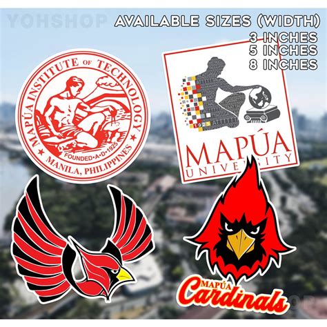 University Logos | NCAA University Logo Sticker | Mapua University Logo Stickers | Mapua ...