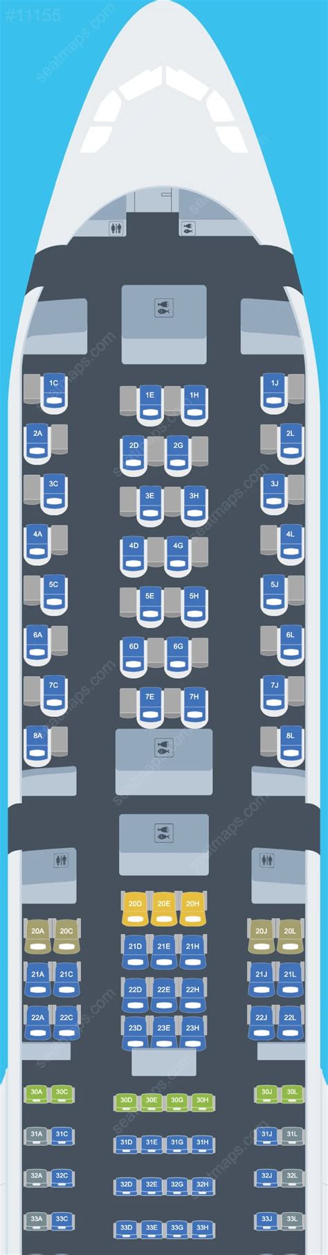 Airbus A330 Seat Map Alitalia | Cabinets Matttroy