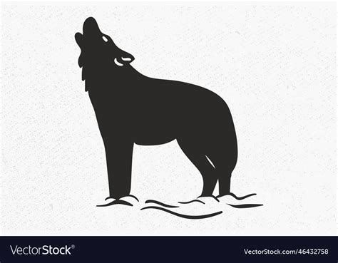 Wolf download clip art howling Royalty Free Vector Image