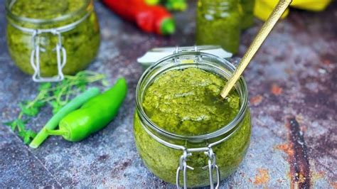 Authentic South African Green Chilli Sauce Recipe - Spicy Delights!