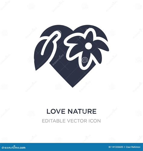 Love Nature Icon on White Background. Simple Element Illustration from ...