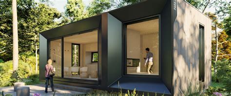 Architect-Designed Modern Green prefab tiny house kit home - Ecohome ...