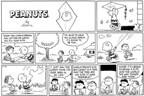 10 Funniest Peanuts Comics Where Charlie Brown Takes On The Kite-Eating ...