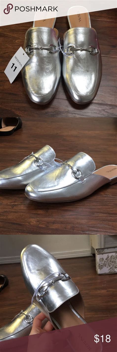 NWT silver loafers | Silver loafers, Loafers, Shoes