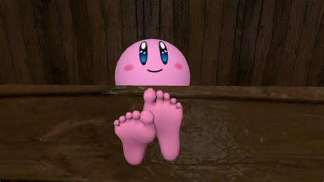 Kirby with human Feet 2 by hectorlongshot on DeviantArt