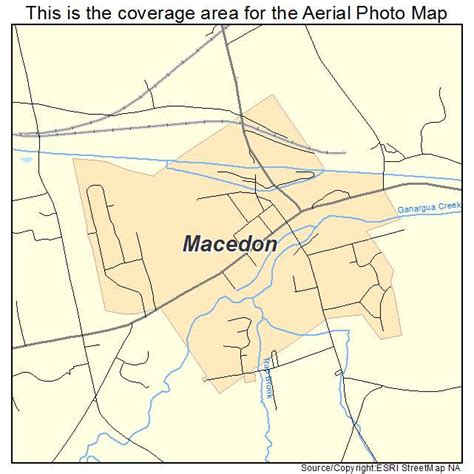 Aerial Photography Map of Macedon, NY New York