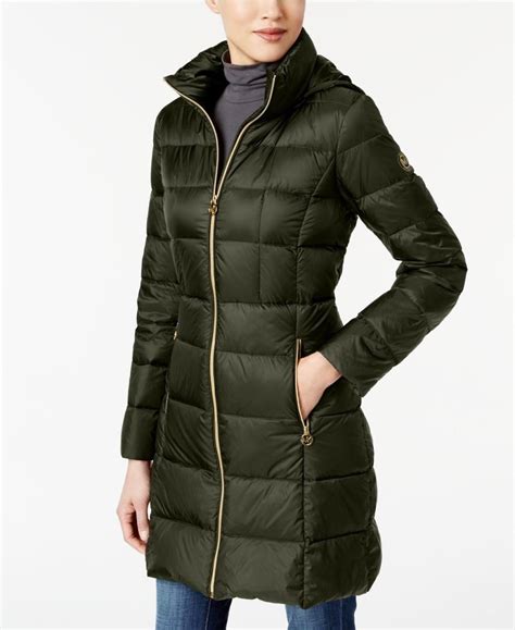 MICHAEL Michael Kors Packable Down Puffer Coat - macys.com | Down ...