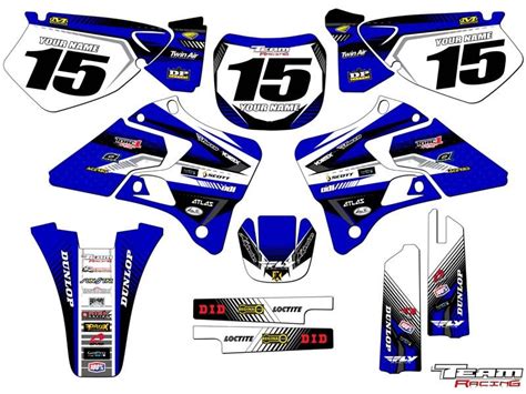 2000-2001 YAMAHA YZ 125 250 GRAPHICS KIT DECALS YZ125 YZ250 STICKERS DECO | eBay