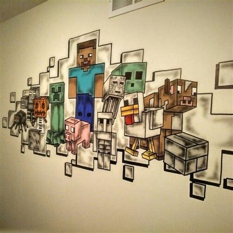 Minecraft Mural by Ranz | Mural Wall Art