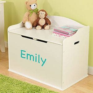 Personalized Wooden Toy Boxes - Vanilla - Kids Gifts