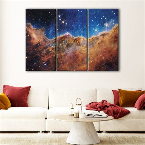 Nasa Galaxy Wall Art | Space Galaxy Print | Canvas Art Bay